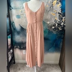 Carly Jean Button Front dress with pockets